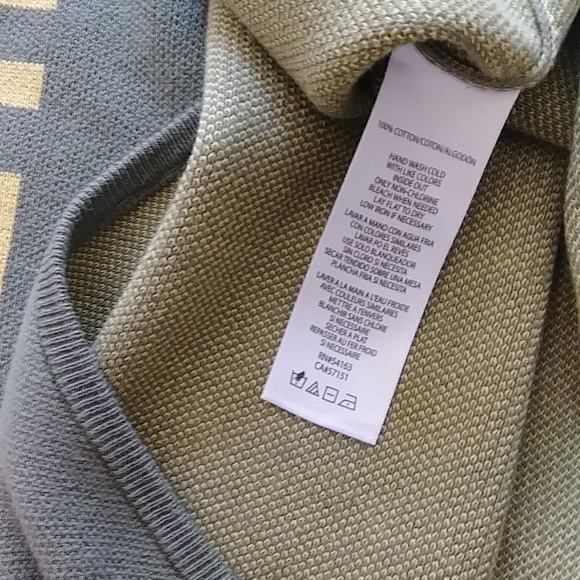 Calvin Klein jeans oversized khaki 100% cotton sweater L - Picture 5 of 8